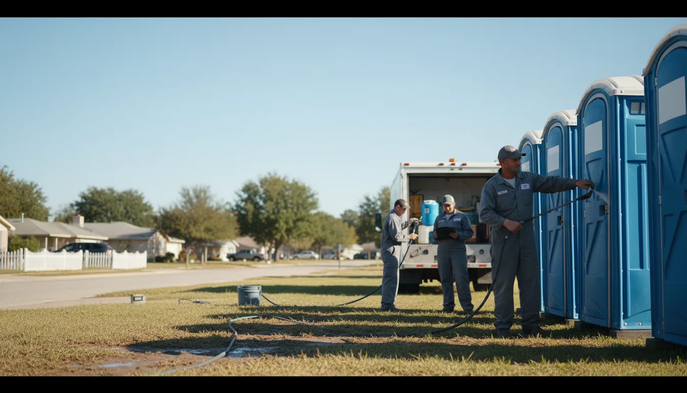 Long-Term Portable Toilet Rental in Oakdale, IL near me
